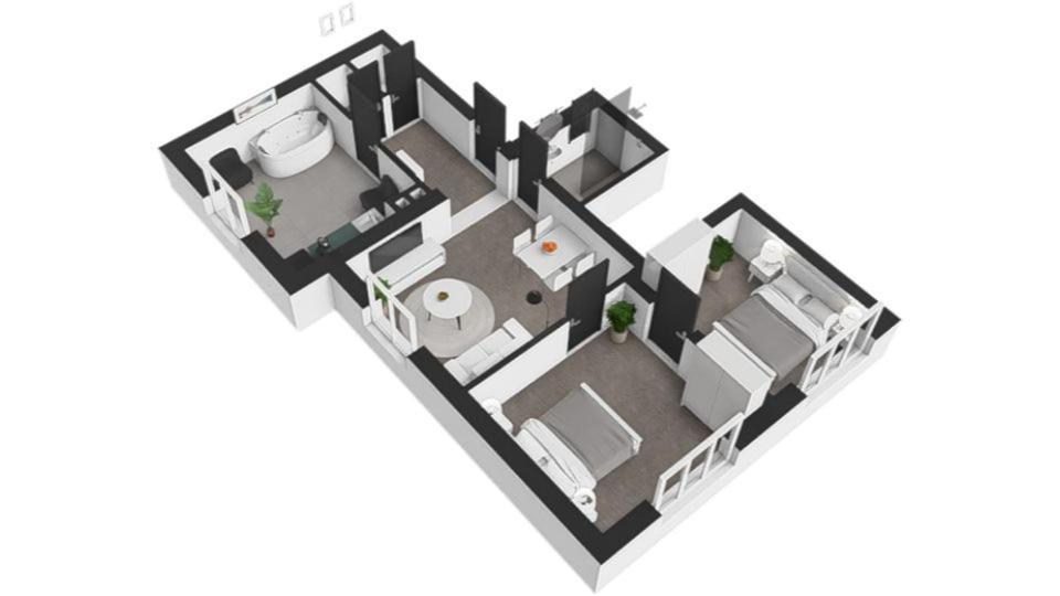Apartmany Praha-Modrany Buitenkant foto