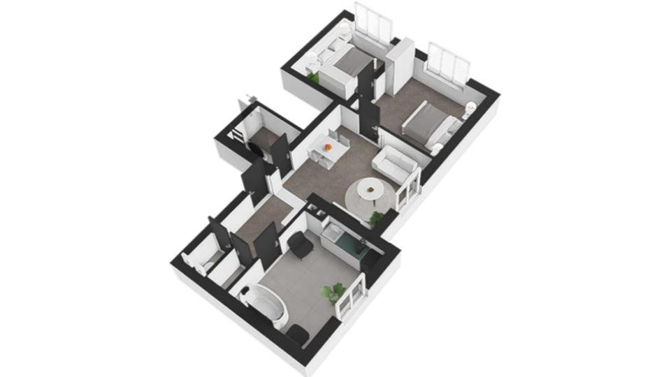 Apartmany Praha-Modrany Buitenkant foto